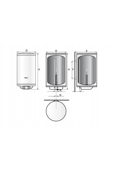 Elektromet Boiler electric 80l 153