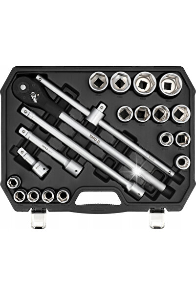 yato Set de scule chei tubulare 3/4, 21 piese, capete tubulare
