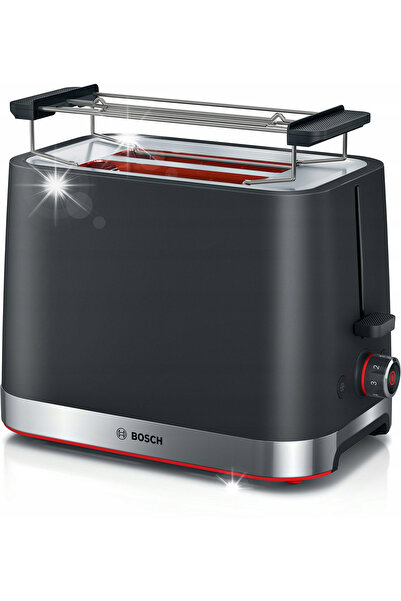 Bosch Toster TAT4M223 950W 2 patine pentru pâine Prăjitor de pâine Negru