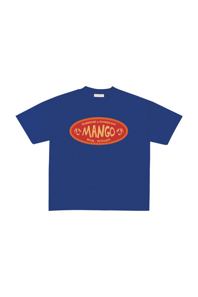 lethestudios Mango Sticker Baskılı T-Shirt