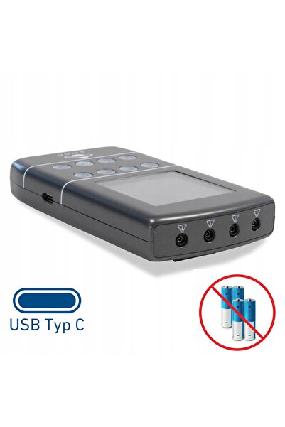 AXION Electrostimulator TENS EMS cu USB pentru mușchi și nervi, pentru durere...