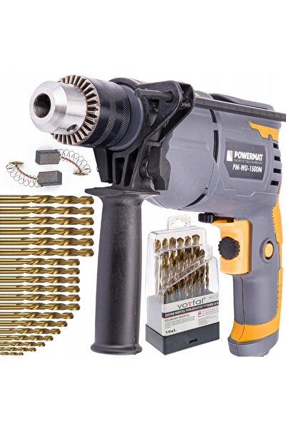 Powermat Bormașină electrică cu percuție 1500W putere de impact