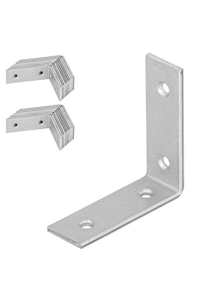 KOTARBAU Colțar de dulgherie, Conector de construcții, Oțel, Galvanizat, 50x5...