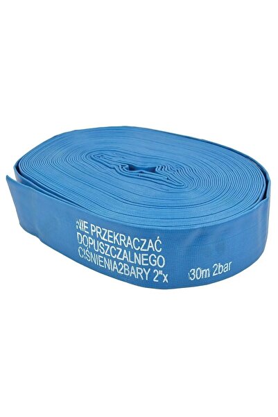 GEKO Furtun de apă din PVC pentru pompă de pompieri 2'' 30