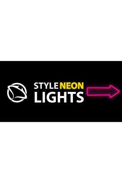 MANTA Lumină decorativă LED neon, neonuri pentru cameră, lampă de noapte săge...