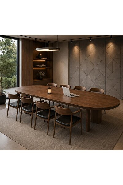 larissa design masa takımı 8 kişilik (ahşap rengi ve kumaş seçenekleri için i...