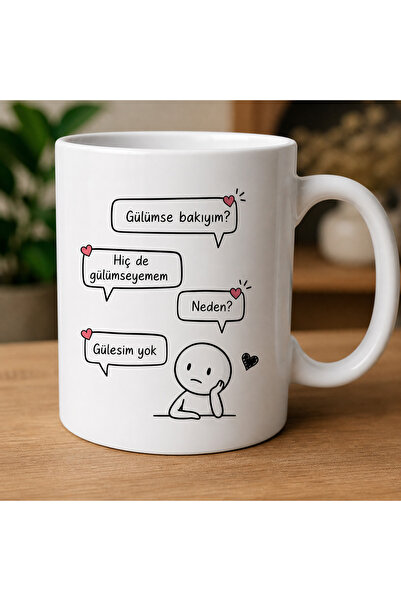 İncim Ev Yaşam Espri Temalı Kupa