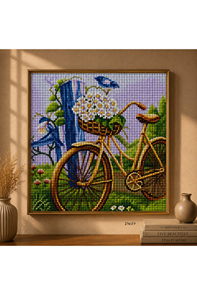 DNZt 5D Diamond Painting 30x30 cm Elmas Mozaik Boncuklu Taşlı Goblen Pano Tab...