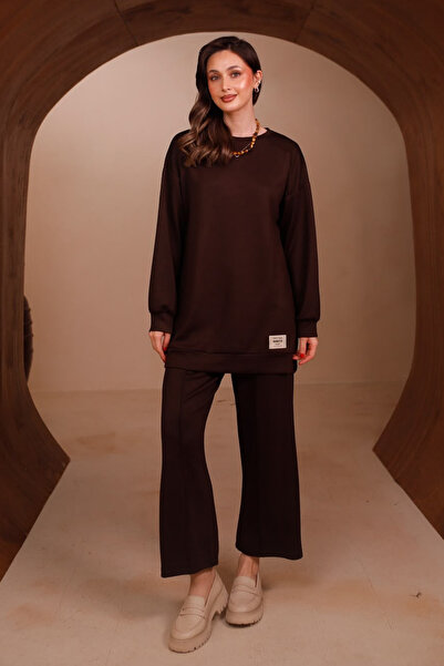 Mogi Butik Γυναικείο Oysh Modal Ύφασμα Oversize 80 εκ. Τουνίκ με Λεπτομέρεια ...