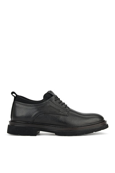 Ziya , Men's Genuine Leather Shoes 163986Z8115 Black