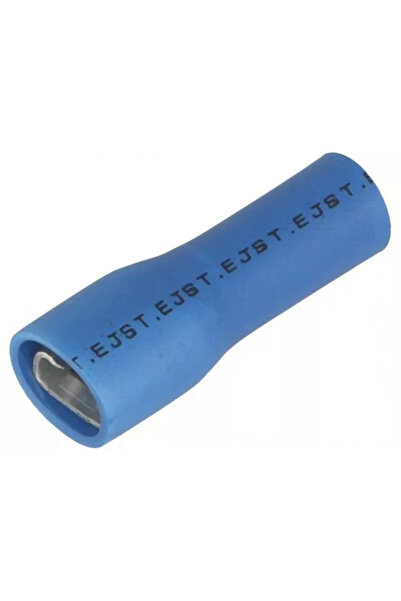 OEM Επίπεδος ακροδέκτης 4,8mm 0,5mm θηλυκός 1/2,5 mm2 συσφιγμένος σε μπλε καλ...