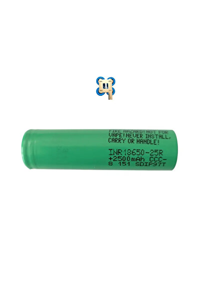 OEM Battery 18650 3.6V LI-ION 10000mA 20A Samsung with blades INR18650-25R-U/4