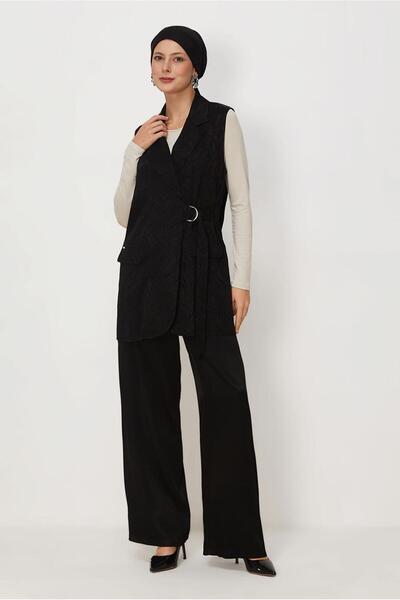 Alvina Belt-Detail Pants Suit 46691