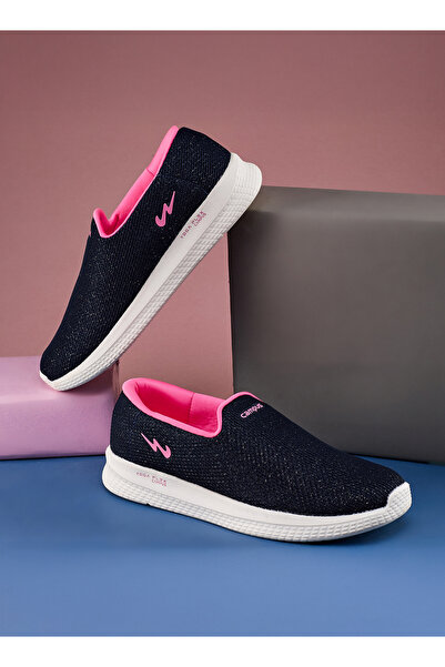 Campus Women's Navy Low-Top Slip-on Shoes - Lightweight, Minimalist Designed ...