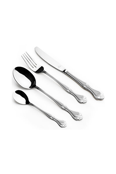 Arshia Stainless Steel Cutlery Set 95 pcs Silver