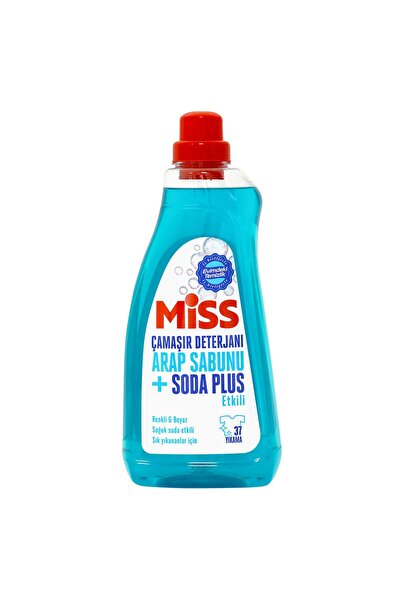 Miss Sıvı Çamaşır Deterjanı - Soda Plus - Arap Sabunu 3 lü Temizlik Seti