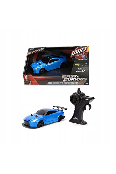 Jada Toys RC Nissan GT-R 2009 Fast & Furious drift telecomandat 1:24