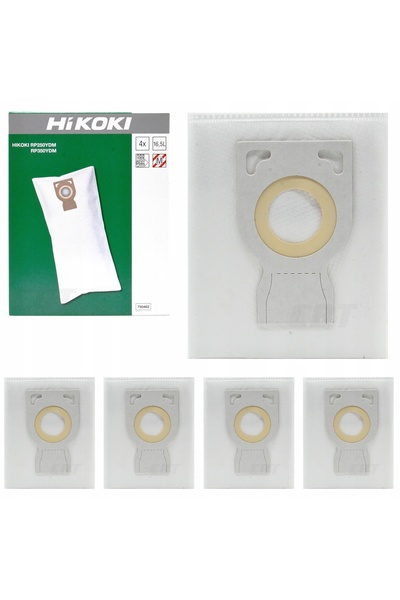 HiKOKI - Hitachi Rezervoare de praf sintetice pentru aspirator 16,5l 4 bucăți...