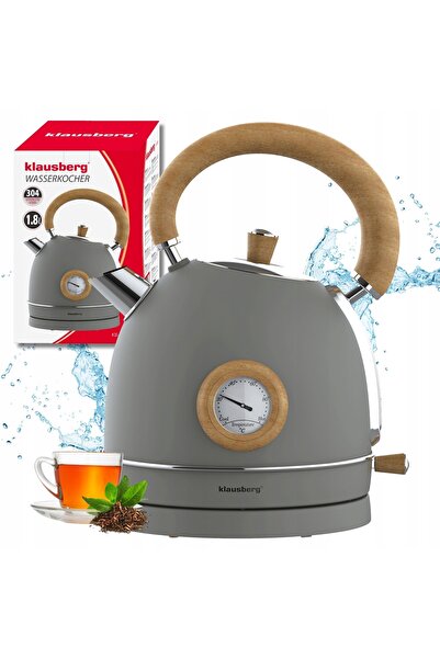 Klausberg Fierbător electric 1,8L cu termometru KB-9009 Retro