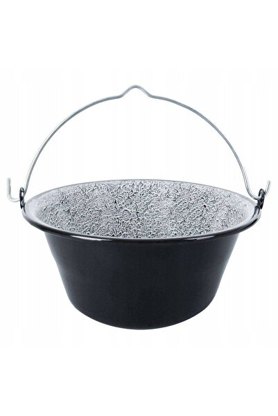 Orionis Oală suspendabilă emailată, robustă, cu mâner, stil honghez, ORION 9,5 L