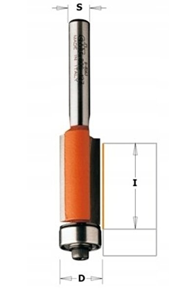 CMT 906.190.11 Freză HM I=16 D=19 S=8 + rulment inferior