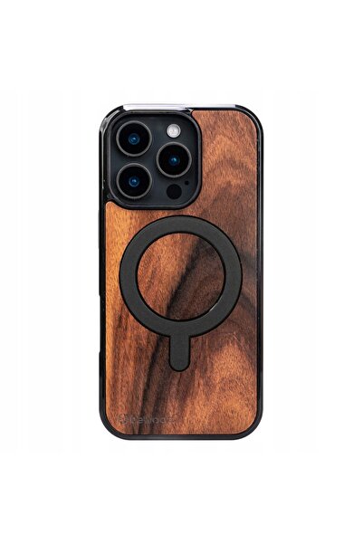 BewooDesign Husă din lemn Bewood pentru iPhone 16 Pro PALISANDER SANTOS cu Ma...