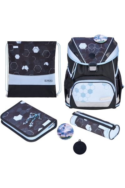 Herlitz Ghiozdan echipat UltraLight XL Plus, Cyber Soccer,