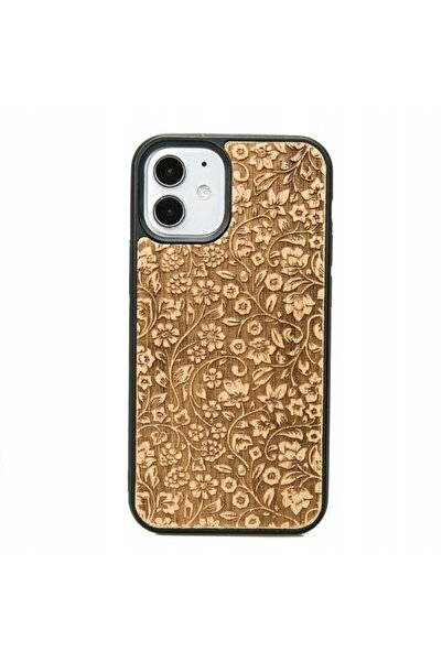 BewooDesign Husă Bewood pentru iPhone 12 Mini FLORELE PĂDURII ANIEGRE