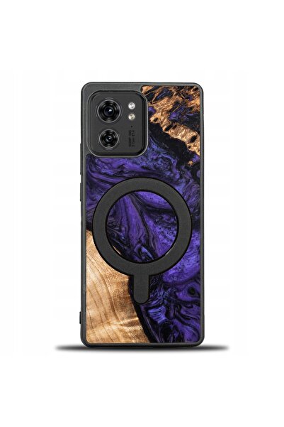 BewooDesign Husă Bewood Unique pentru Motorola Edge 40 - Violet cu MagSafe