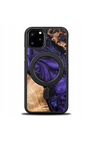 BewooDesign Husă Bewood Unique pentru iPhone 11 Pro - Violet cu MagSafe