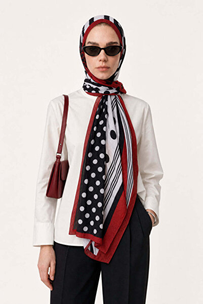 Mooncorn Polka Pattern Neo Crash Shawl