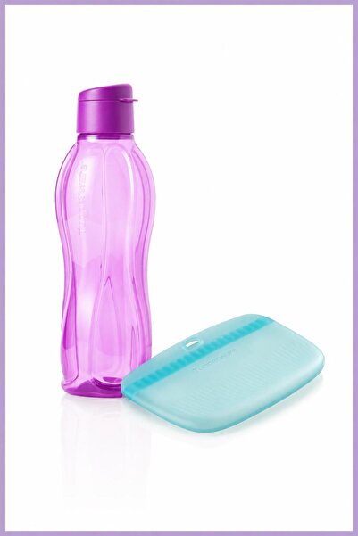 Tupperware 1 L Mor Şişe ve Silikon Sandviç Taşıma Çantası Seti