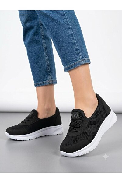 Lütfi Women's black slip-on easy wear ultra lightweight orthopedic sole daily...