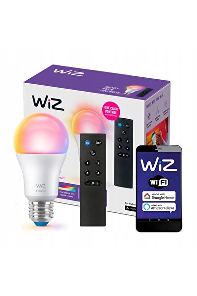 Wiz Bec LED inteligent 8.5 W E27 A60 (60 W) + Telecomandă