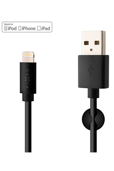 NO BRAND Cablu USB - Lightning FIXED FIXD-UL2M-BK 2 m Negru