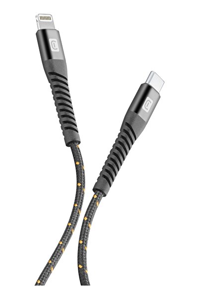 Cellularline Cablu USB-C - Lightning Tetra Force 1.2 m Negru