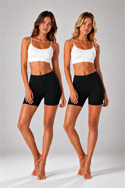 ROZELT Women's Clothing Cotton & Modal Lycra 2-Piece Shorts Leggings