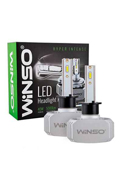 Winso Bec LED H1 12/24V 40W, flux luminos 5000Lm. 6000K