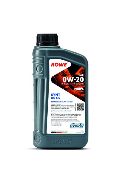 ROWE ХАЙТЕК СИНТ RS C5 ТУРИНГ МОТОРНО МАСЛО SAE 0W20 1Л
