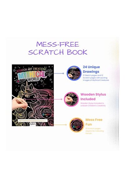 Bookoli Limited Creații Scratch Art: Lumea Mitică