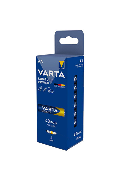 Varta LongLife Power AA Storagebox Battery. 4 pcs