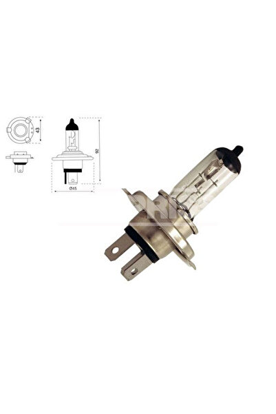 CARPRISS Bec H4 75/70W P43t