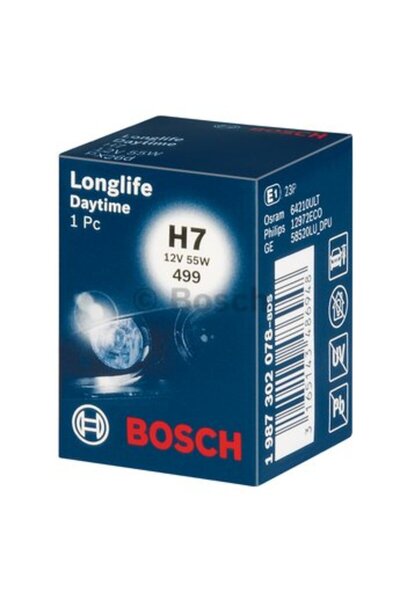 Bosch Bec Longlife Time H7 12V 55W PX26d