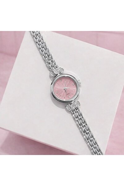 Heda Jewelry Hello Kitty Saat - Fiyonk Detaylı Kadın Saat