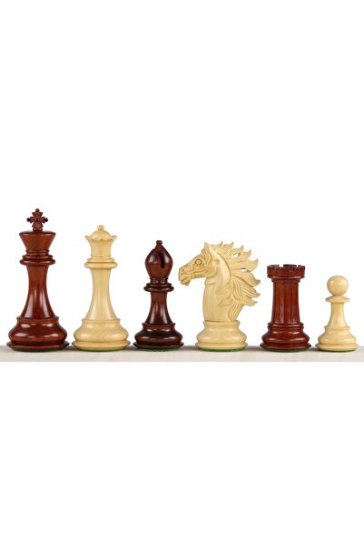 Sunrise Chess & Games Chess pieces BAGGIO REDWOOD 4''