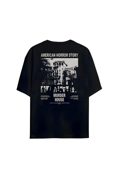 Grafftee Clothing American Horror Story Tasarım Baskılı Premium Unisex Pamukl...
