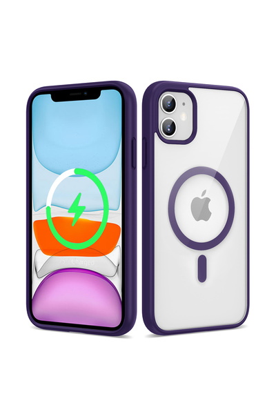 zore iPhone 11 Case Edges Slim Back Magsafe Camera Raised Silicone Senk