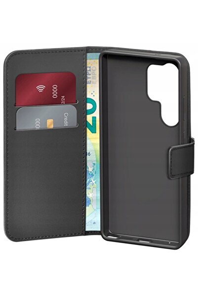 Puro Husă tip portofel cu suport pentru Samsung Galaxy S25 Ultra Negru