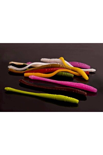 NO BRAND LIBRA LURES Dying Worm 7 cm Bubblegum