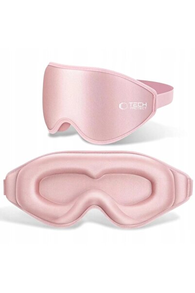 NO BRAND Masca pentru ochi TECH-PROTECT Eyeshade Sleep Roz